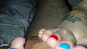 [D-At-Sea] Rainbow toes footjob with cumshot  [2024.,Amateur, Cumshot, Gonzo, HD Порно, Verified Amateur, Legs]